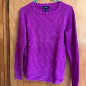 Lands End sweater very warm purple
